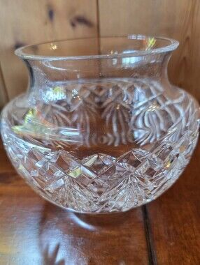 Waterford Crystal Clear Cut Bowl Vase